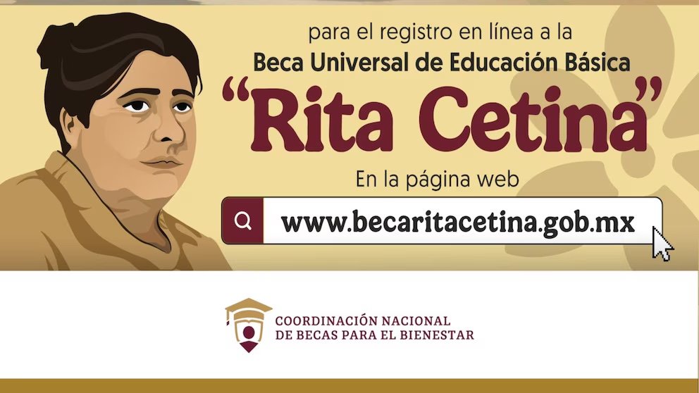 Beca Rita Cetina 2026: montos, requisitos y las diferencias de cómo funciona para primaria y secundaria