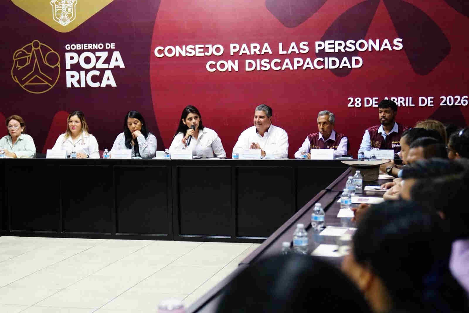 INCLUSIÓN CON RESULTADOS: POZA RICA INSTALA CONSEJO MUNICIPAL PARA PERSONAS CON DISCAPACIDAD