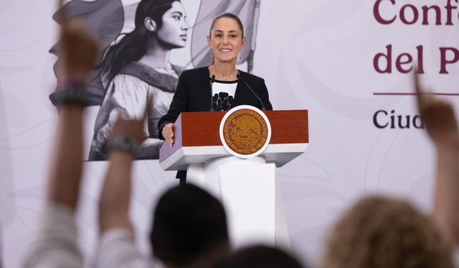Presidenta destaca fortaleza de la economía: Hay 22 millones 748 mil 603 empleos afiliados al IMSS; la cifra más alta para un mes de abril